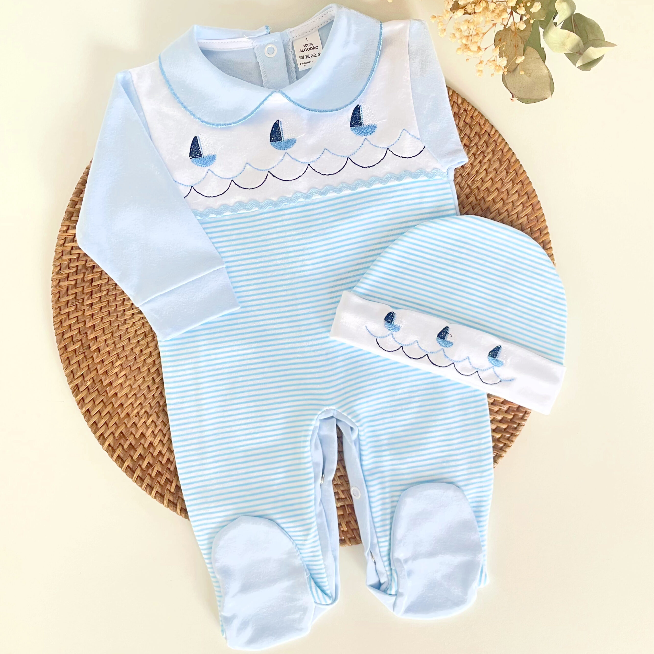 Pijama Barco Azul